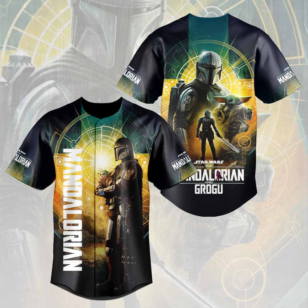 Star Wars: The Mandalorian and Grogu Baseball Jersey – HOATT17927