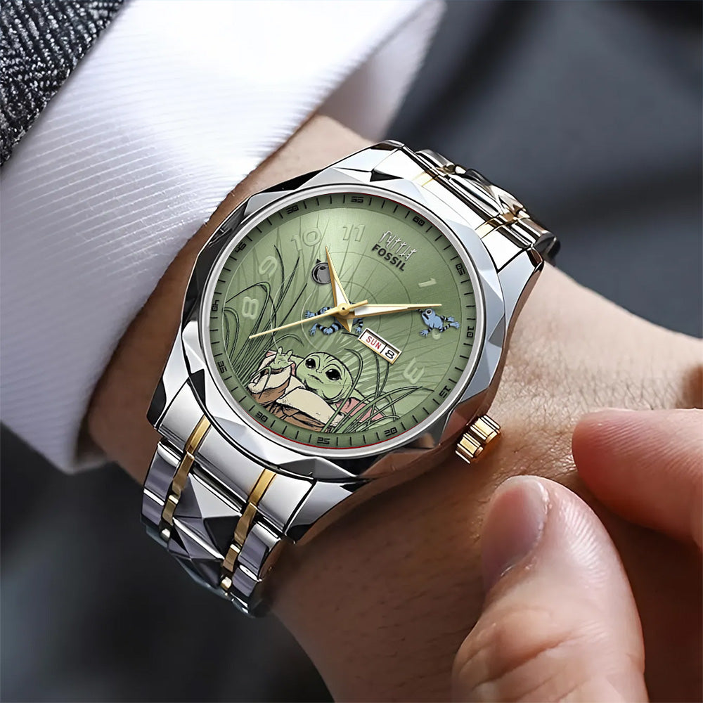 Star Wars: The Mandalorian and Grogu Alloy Luxury Quartz Watch – GNE6304
