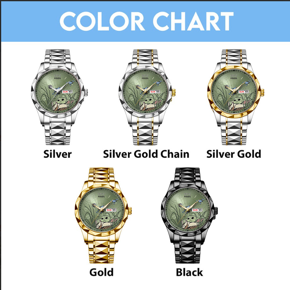 Star Wars: The Mandalorian and Grogu Alloy Luxury Quartz Watch – GNE6304