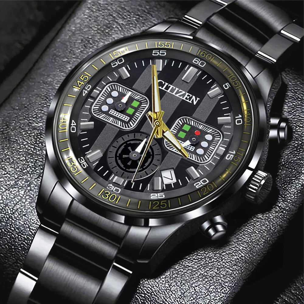 Star Wars x Darth Vader Black Stainless Steel Watch – GNE5718