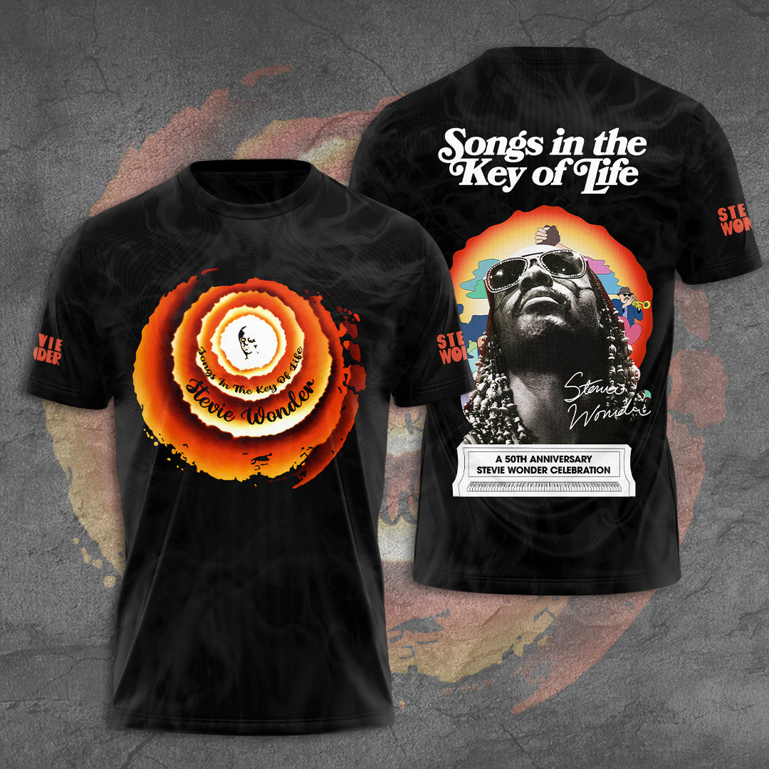Stevie Wonder Songs in the Key of Life 50th Anniversary 3D Apparel – GNE6202