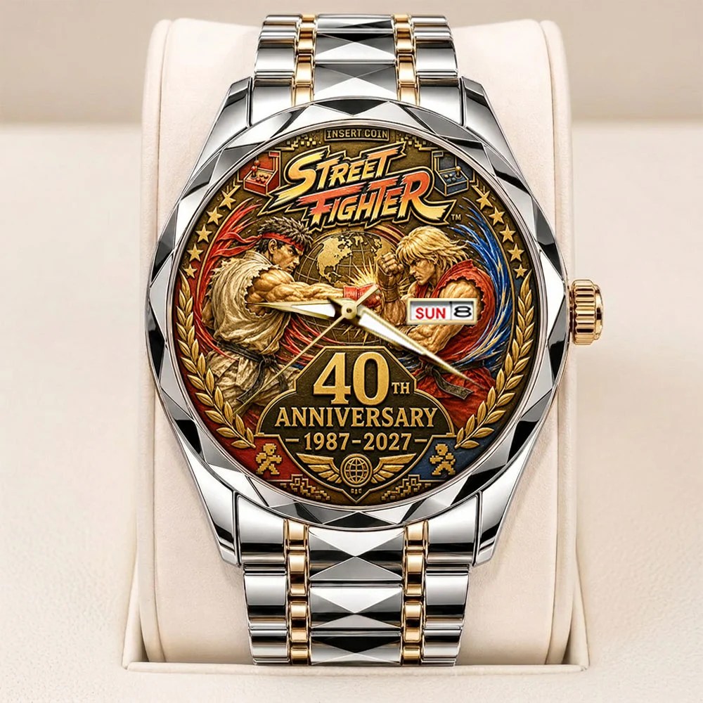 Street Fighter 40th Anniversary Alloy Luxury Quartz Watch – TANTN25130