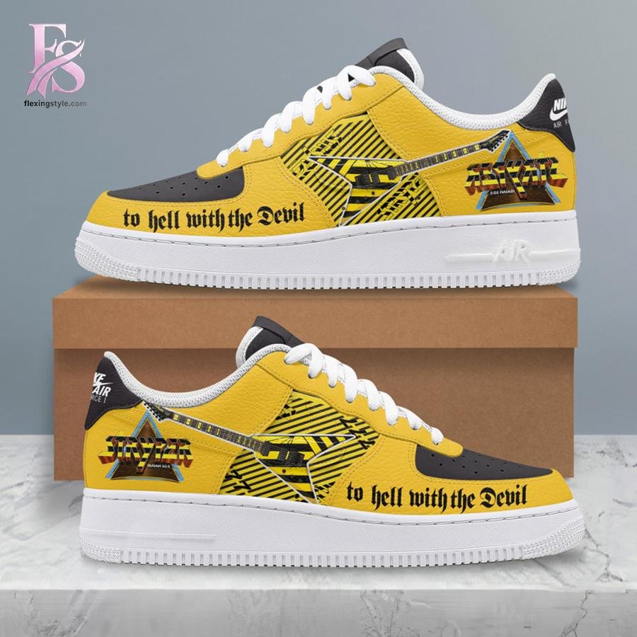Stryper To Hell with the Devil Air Force Shoes