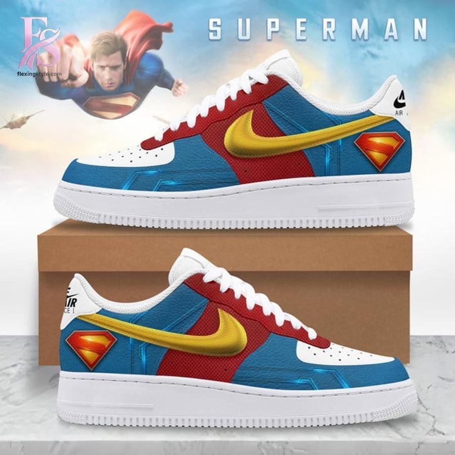 Superman logo Air Force Shoes