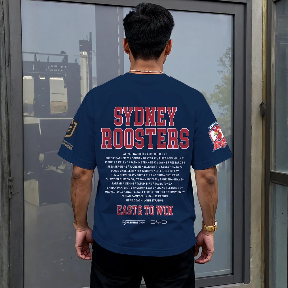 Sydney Roosters 2026 NRL Premiers 3D Apparel – MAITM15305