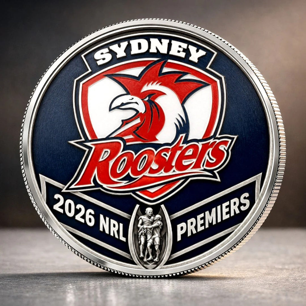 Sydney Roosters 2026 NRL Premiers Commemorative Coin – MAITM15309