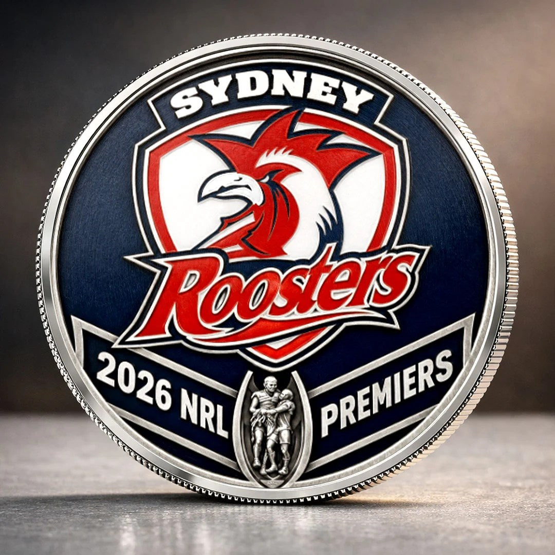 Sydney Roosters 2026 NRL Premiers Commemorative Coin – MAITM15309