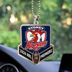 Sydney Roosters 2026 NRL Premiers Custom shape 2-sided Acrylic Car Ornament – TANTN25884