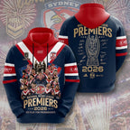 Sydney Roosters 2026 Premiers 3D Apparel – TMTHU9758