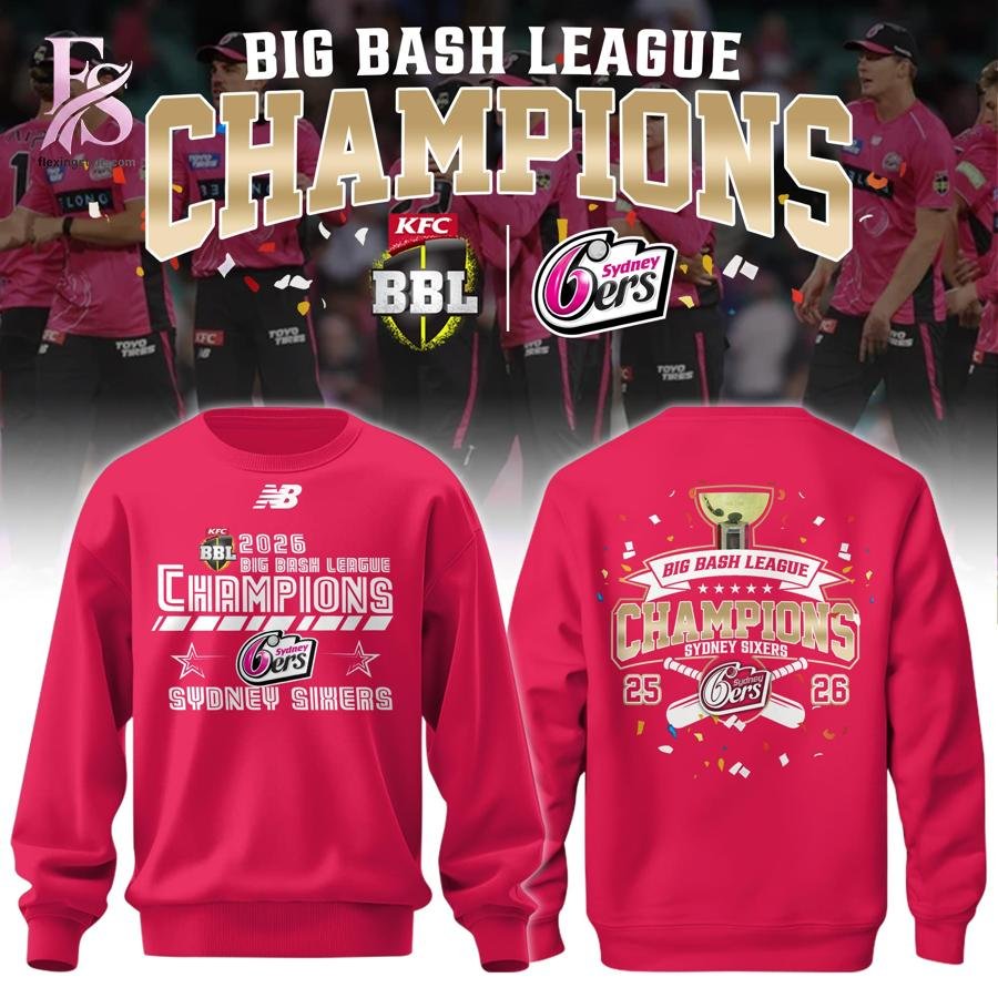 Sydney Sixers Special BBL Champions 2026 Hoodie