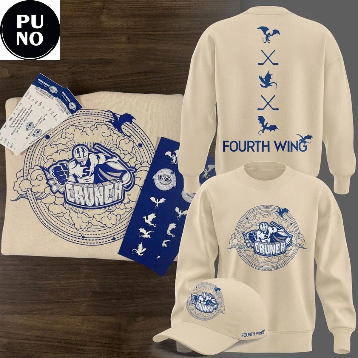 Syracuse Crunch x Fourth Wing Night 2026 Hoodie T-Shirt
