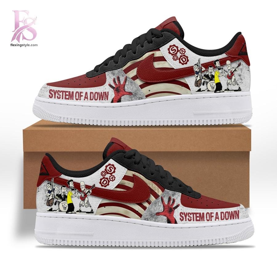 System of A Down Air Force Shoes