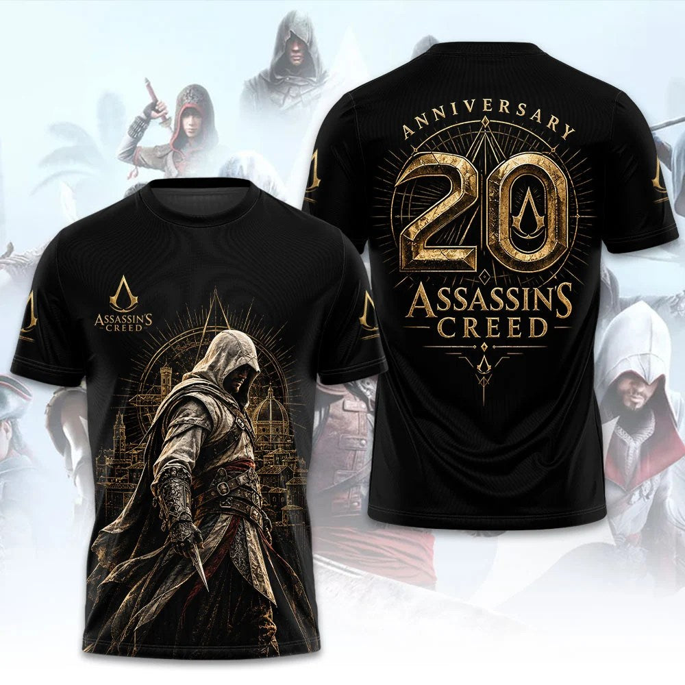Assassin's Creed 20th Anniversary 3D Apparel – TMTHU10189