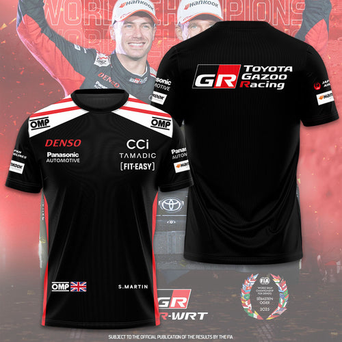 Toyota Gazoo Racing WRT 2025 World Rally Champions 3D Apparel – TMTHU2369
