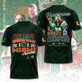 Miami Hurricanes Football 3D Apparel – TMTHU3062
