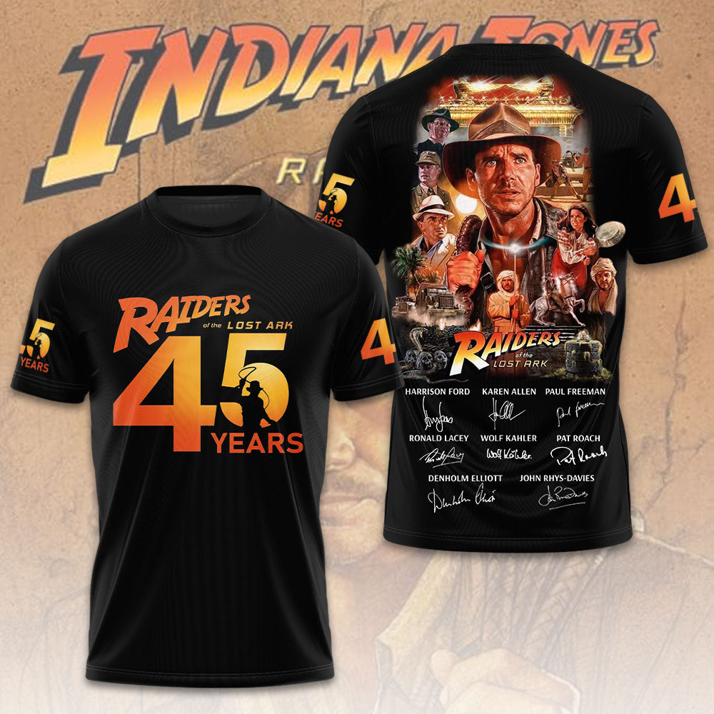 Indiana Jones Raiders of the Lost Ark 45th Anniversary 2026 3D Apparel – TMTHU3328