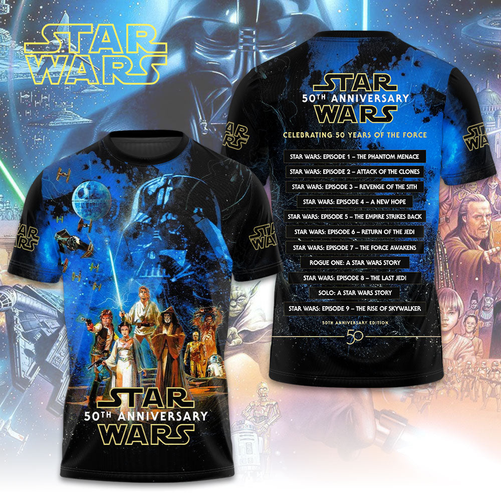 Star Wars 50th Anniversary 3D Apparel – TMTHU4216