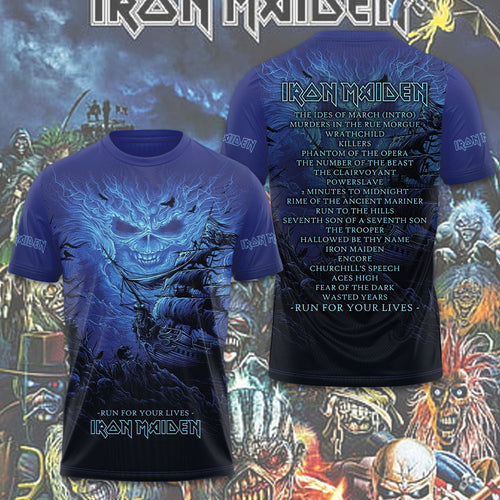 Iron Maiden 2026 World Tour 3D Apparel – TMTHU4385