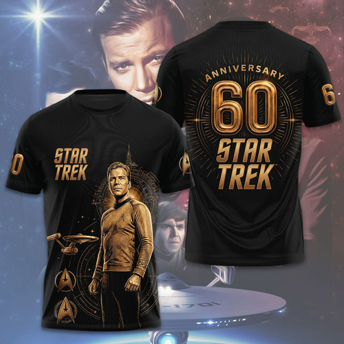 Star Trek 60th Anniversary 2026 3D Apparel – TMTHU4814