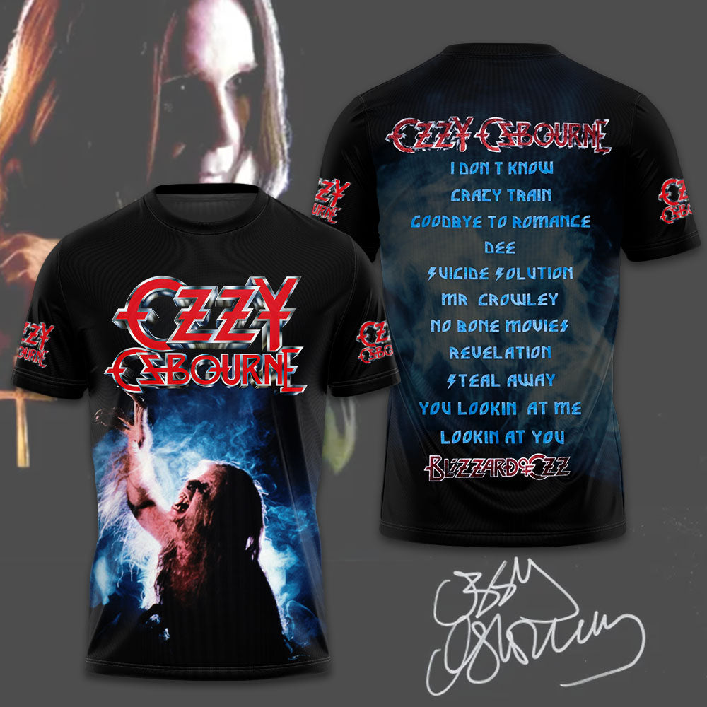 Ozzy Osbourne 3D Apparel – TMTHU669
