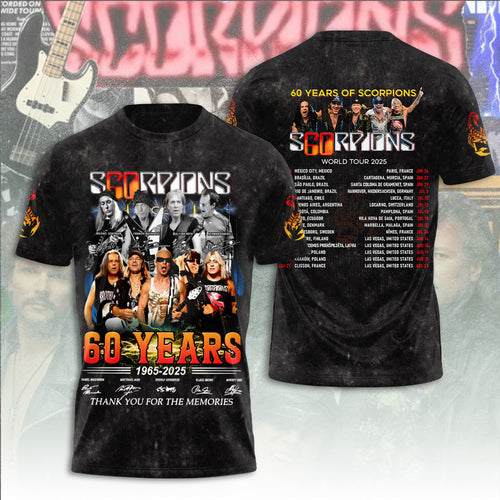Scorpions Band 3D Apparel – TANTN 12035