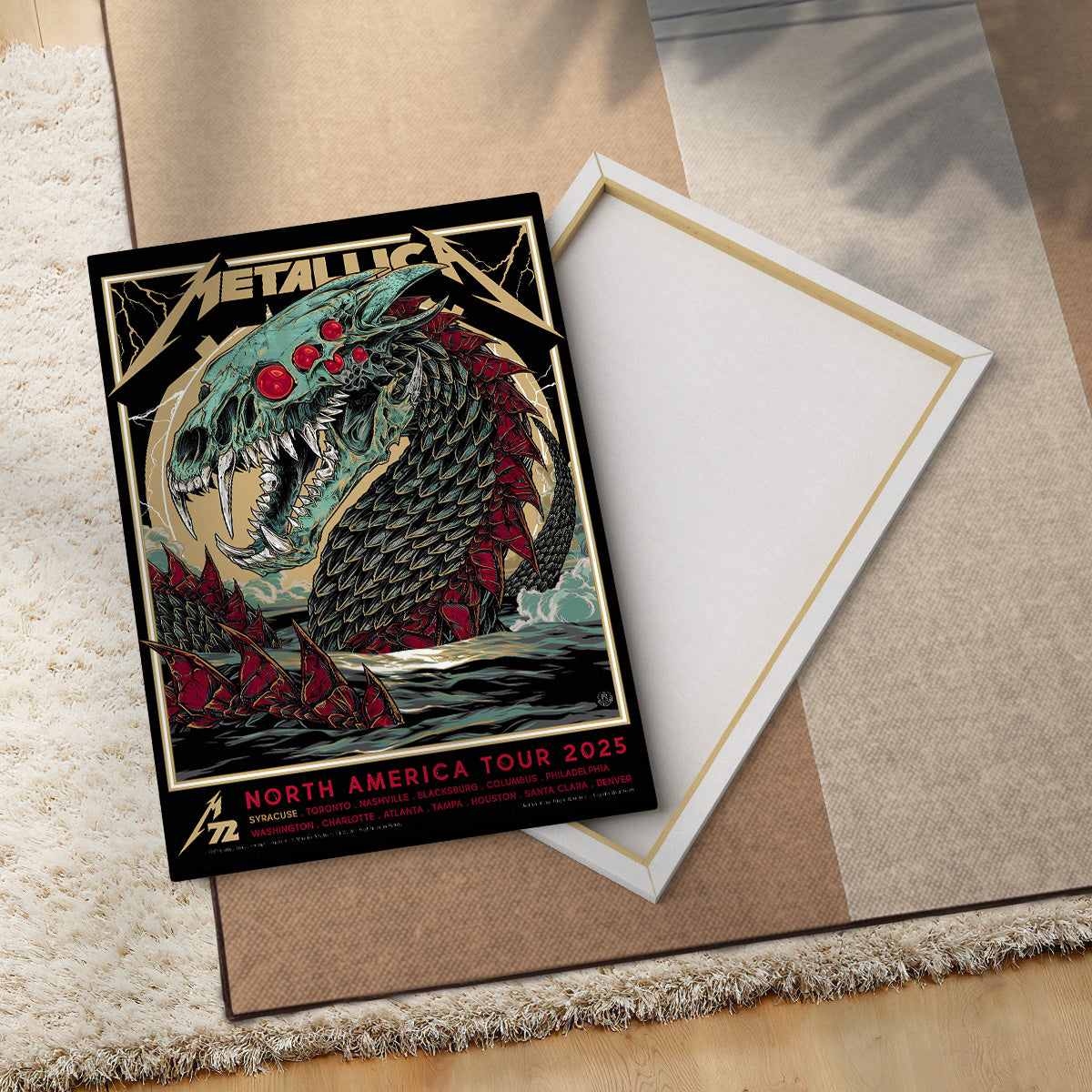 Metallica Rectangle Canvas With Inner Frame – TANTN 12151