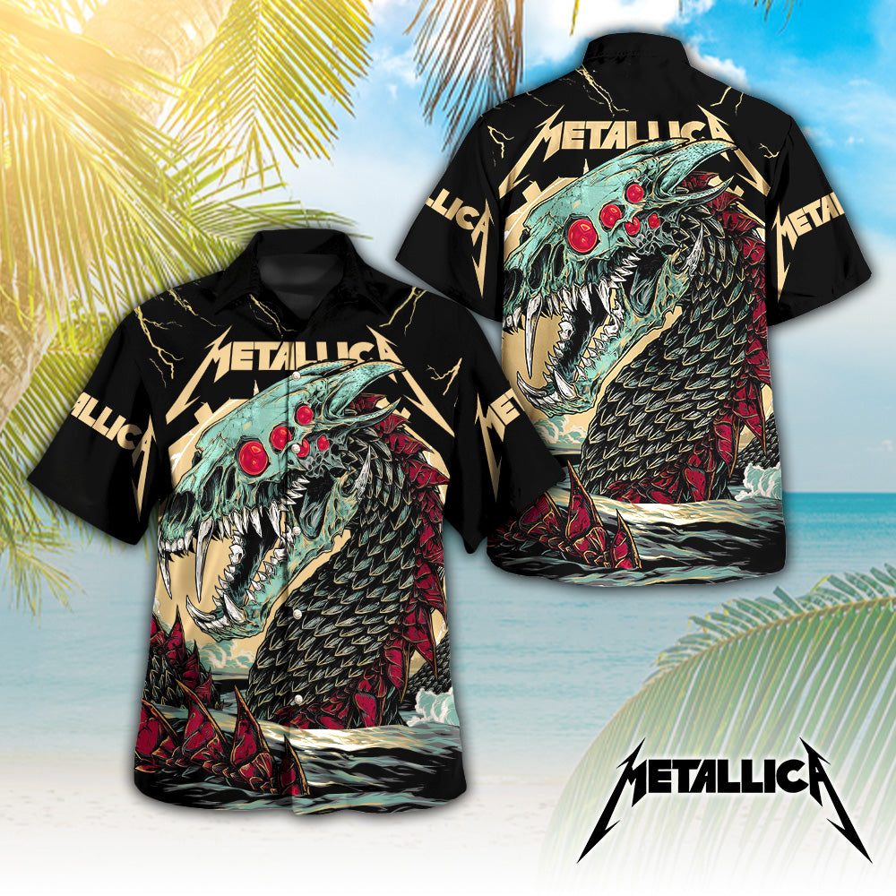 Metallica 3D Hawaiian Apparel – TANTN 12152