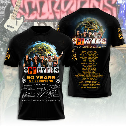 Scorpions Band 3D Apparel – TANTN 12216