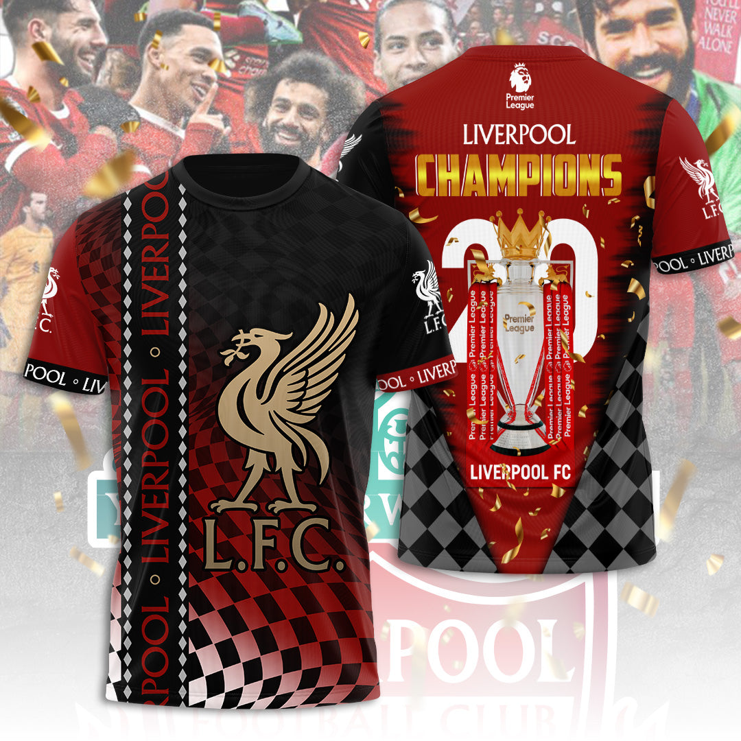 Liverpool FC 2024/25 Premier League Champions 3D Apparel – TANTN 12685