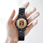 Jaws Black Stainless Steel Watch – TANTN 13289