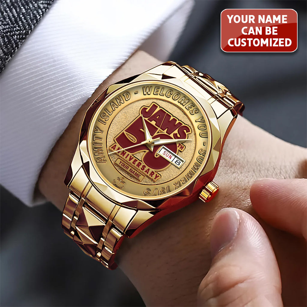 Personalized Jaws Alloy Luxury Quartz Watch – TANTN 13720