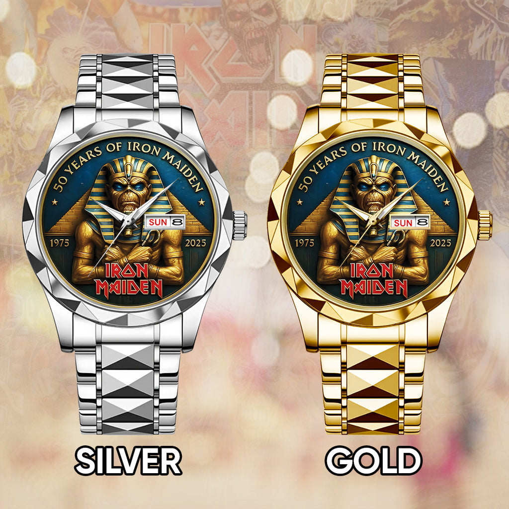 Iron Maiden Alloy Luxury Quartz Watch – TANTN 13768