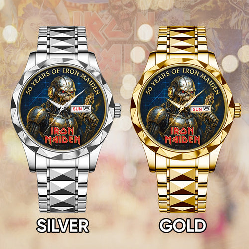 Iron Maiden Alloy Luxury Quartz Watch – TANTN 13769