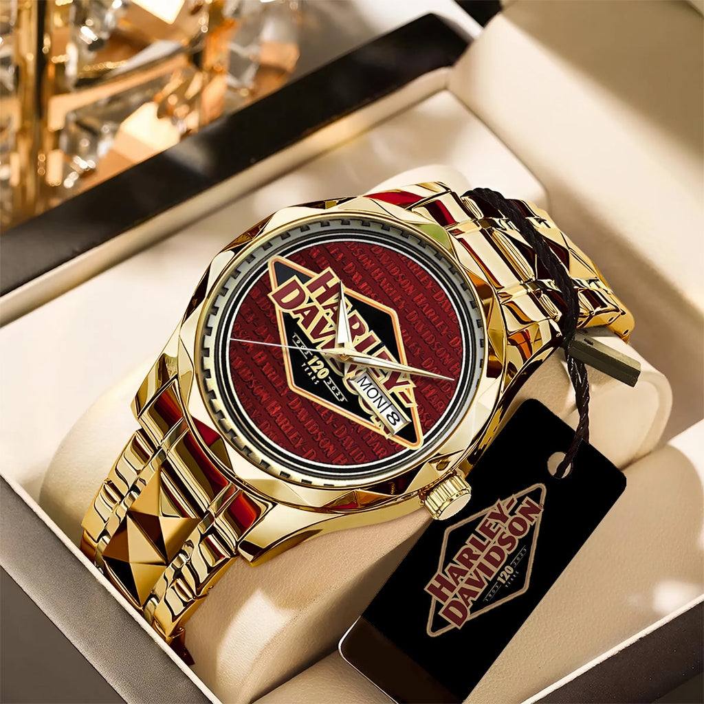 Harley Davidson Alloy Luxury Quartz Watch – TANTN 13777