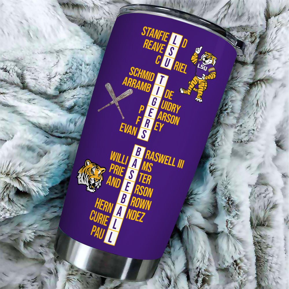 LSU Tigers Baseball Tumbler Cup – TANTN 13931