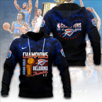 Oklahoma City Thunder 2025 NBA Champions 3D Apparel – TANTN 13975