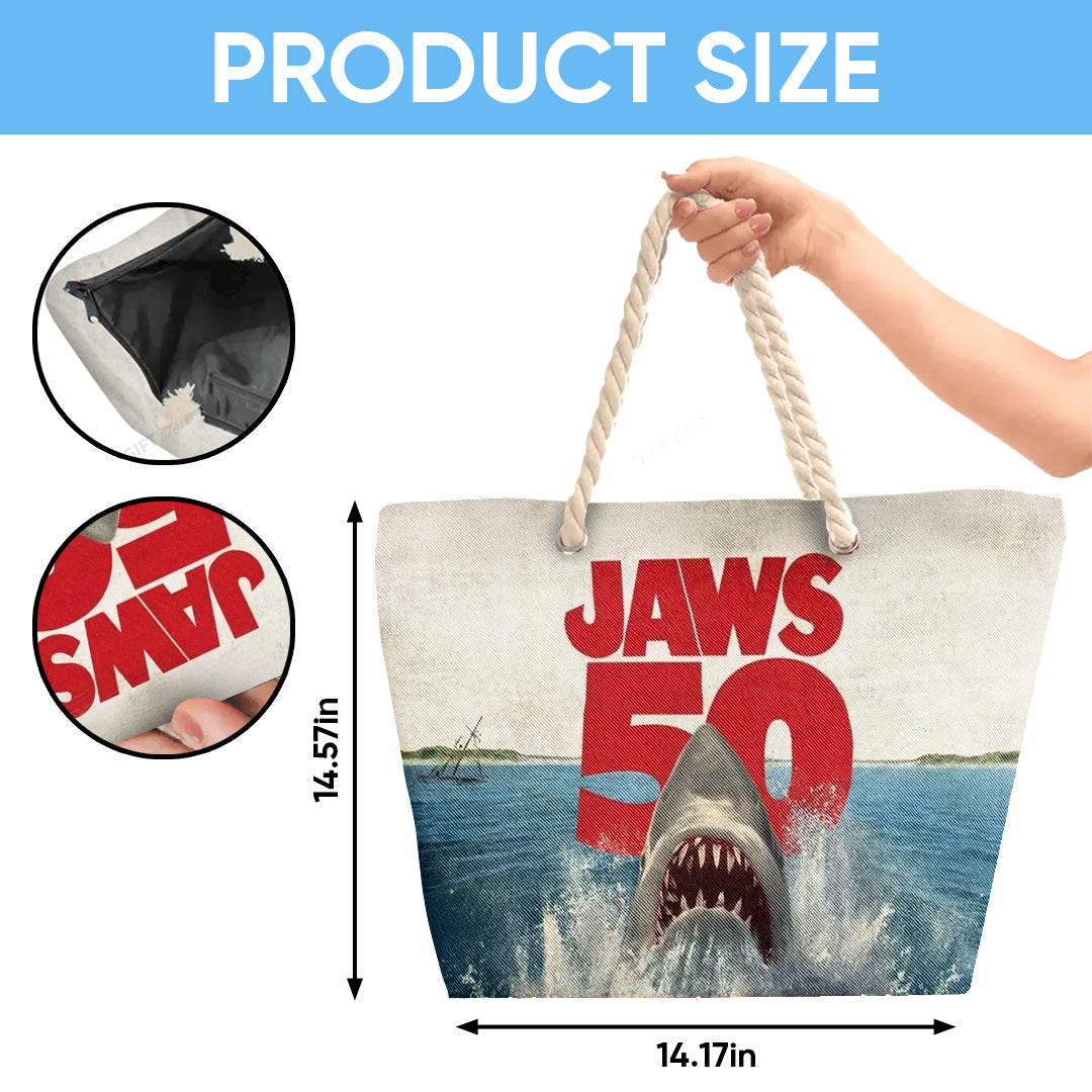 Jaws Hemp Rope Tote Bag – TANTN 14177