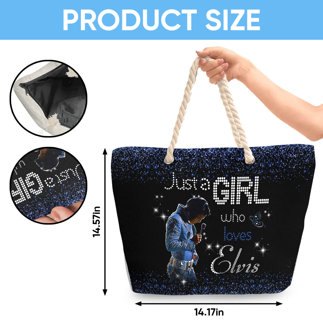 Elvis Presley Hemp Rope Tote Bag – TANTN 14245