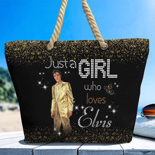 Elvis Presley Hemp Rope Tote Bag – TANTN 14289