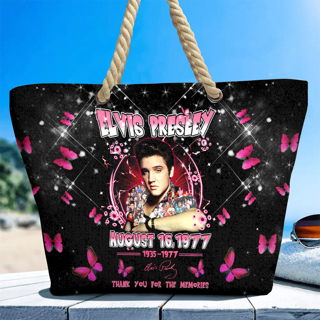 Elvis Presley Hemp Rope Tote Bag – TANTN 14293