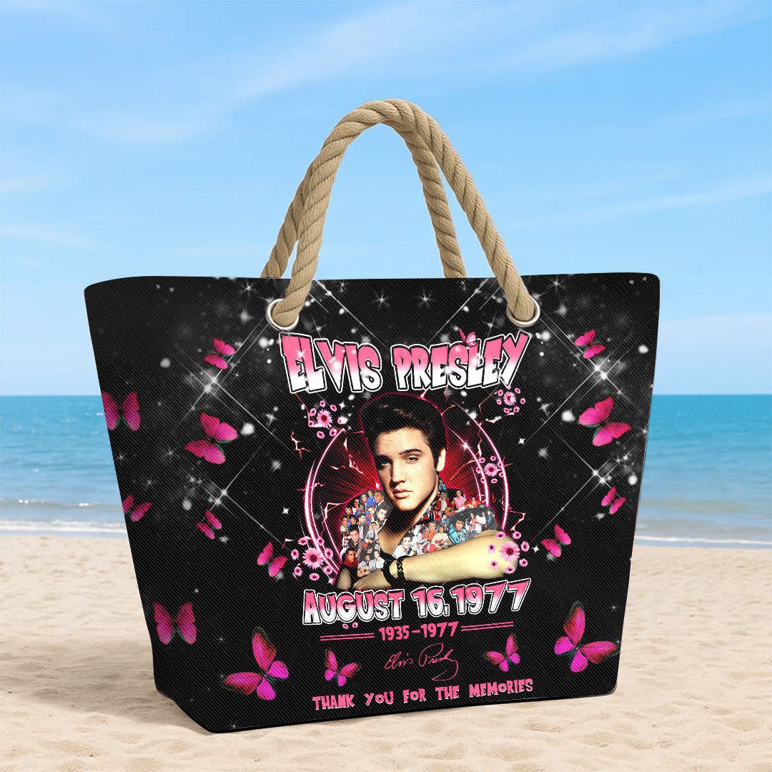 Elvis Presley Hemp Rope Tote Bag – TANTN 14293