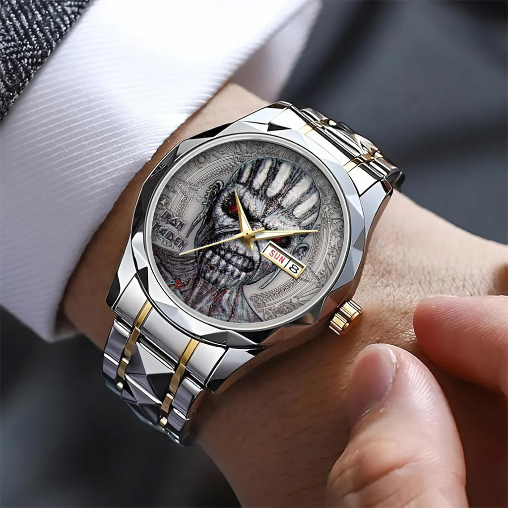 Iron Maiden Alloy Luxury Quartz Watch – TANTN 14309