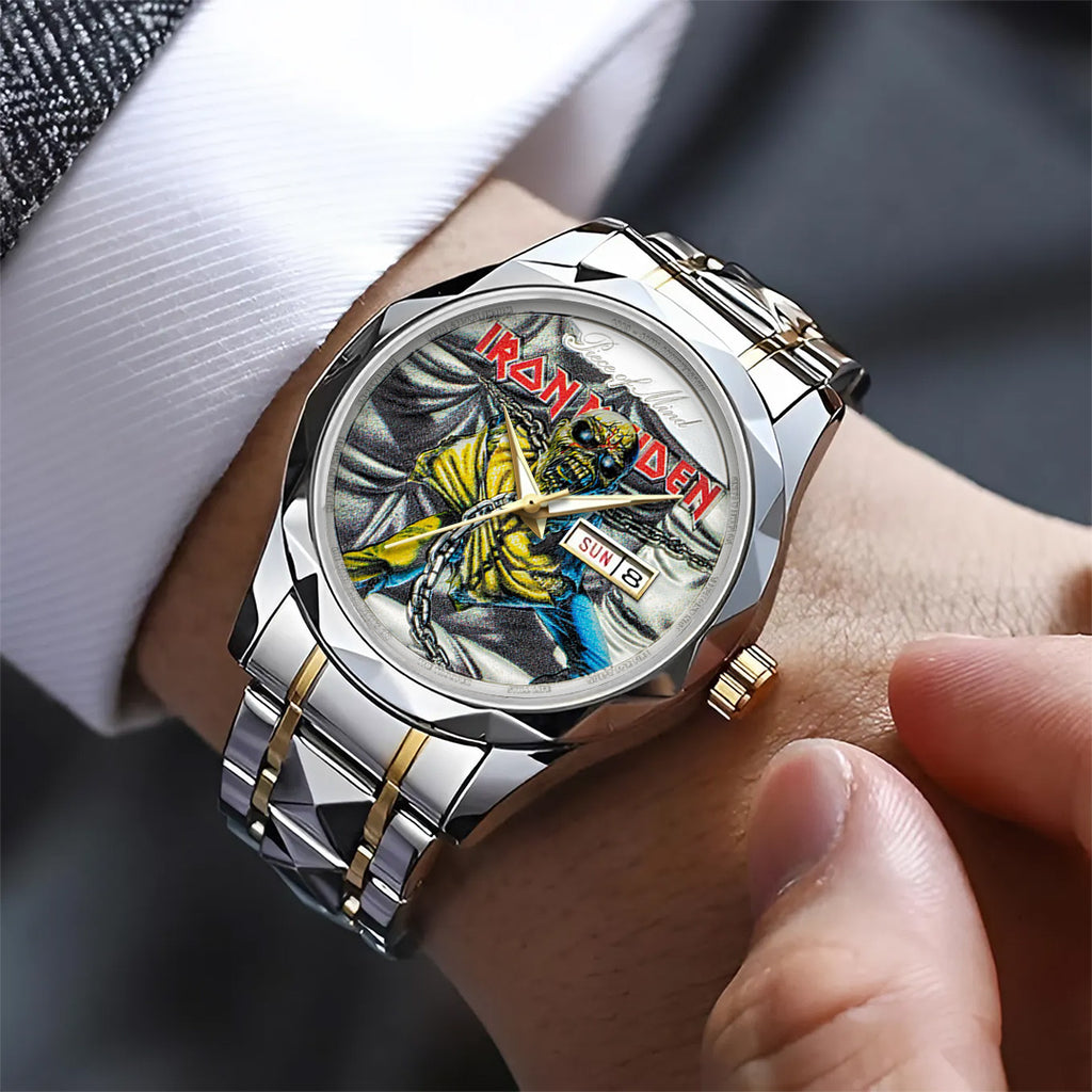 Iron Maiden Alloy Luxury Quartz Watch – TANTN 14310