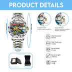 Iron Maiden Alloy Luxury Quartz Watch – TANTN 14310