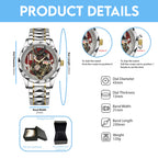 Iron Maiden Alloy Luxury Quartz Watch – TANTN 14311