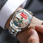 Iron Maiden Alloy Luxury Quartz Watch – TANTN 14333