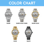 Iron Maiden Alloy Luxury Quartz Watch – TANTN 14335