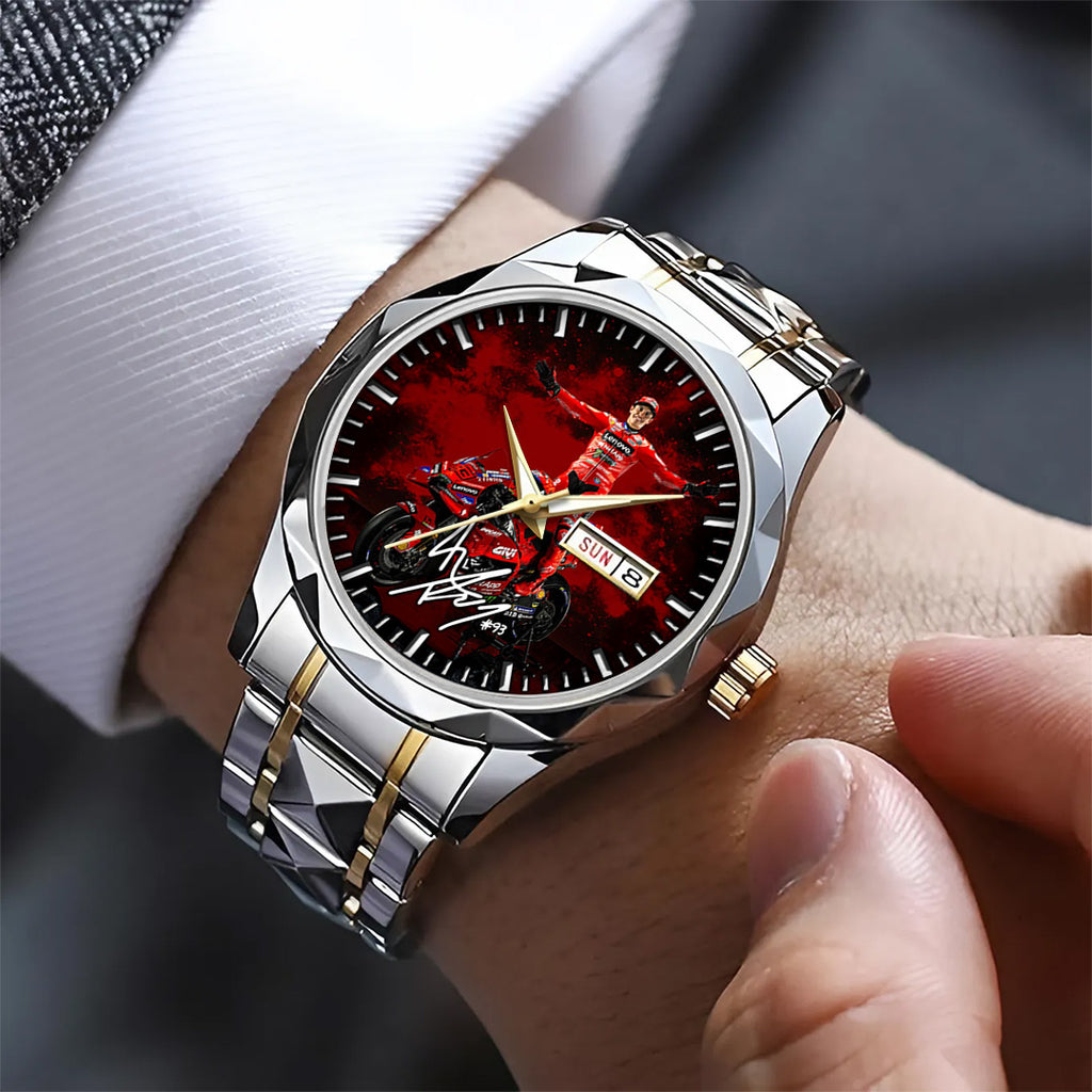 Ducati Lenovo Team x Marc Márquez Alloy Luxury Quartz Watch – TANTN 14509