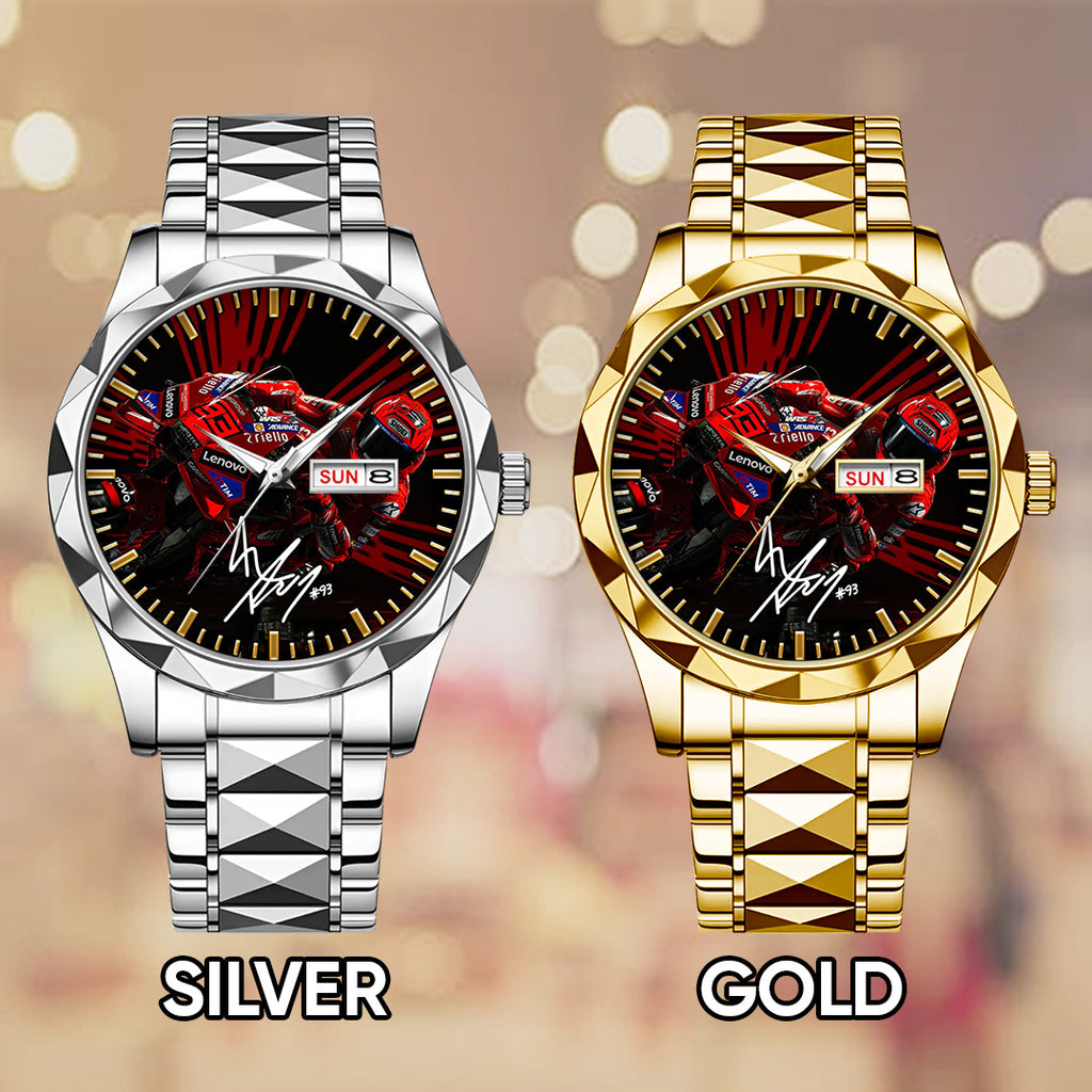 Ducati Lenovo Team x Marc Márquez Alloy Luxury Quartz Watch – TANTN 14512