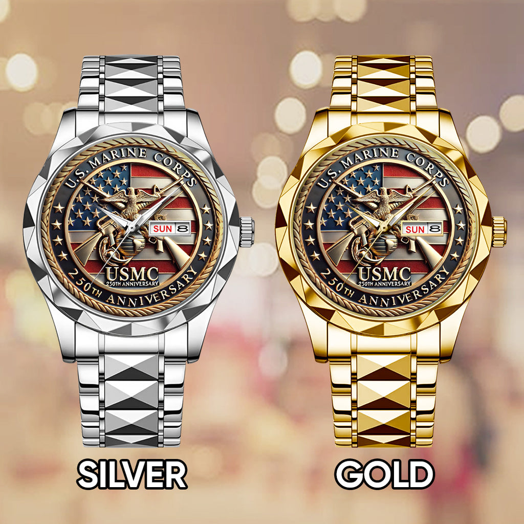 US Marine Corps Alloy Luxury Quartz Watch – TANTN 14630